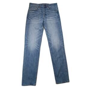 American Eagle AirFlex Athletic Fit Jeans Women's 28*x34* Whiskered Tapered